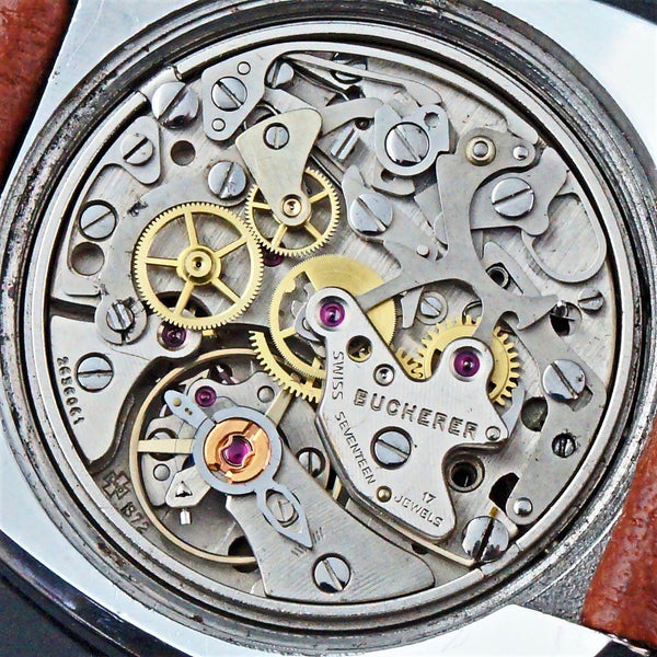 Bucherer Omega 872 movement for a bullhead watch