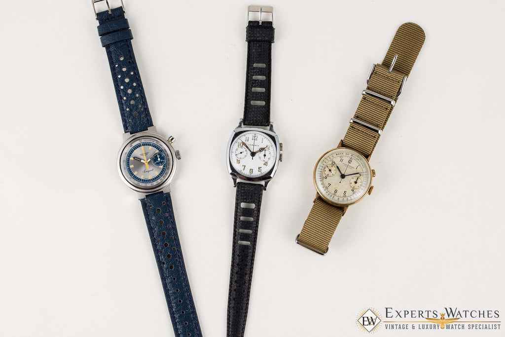 Experts Watches - Vintage Mono Pusher Chronograph Watches