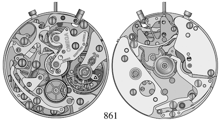 Experts Watches Terms Of Service Page! Omega 861 Movement Picture