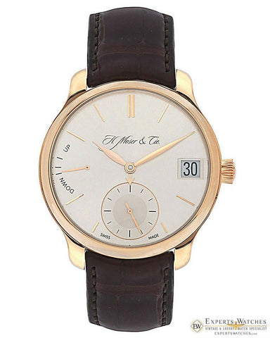 H Moser Cie Endeavour Perpetual Calendar 18K Rose Gold 7 Day Power Watch