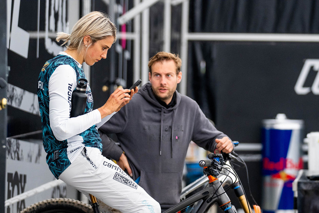 Myriam Nicole DH World Cup Leogang practice round