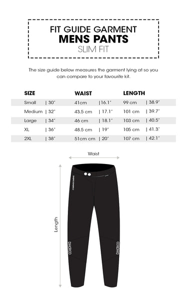 Mens MTB Gravity Pants - Black | DHaRCO - DHaRCO Clothing