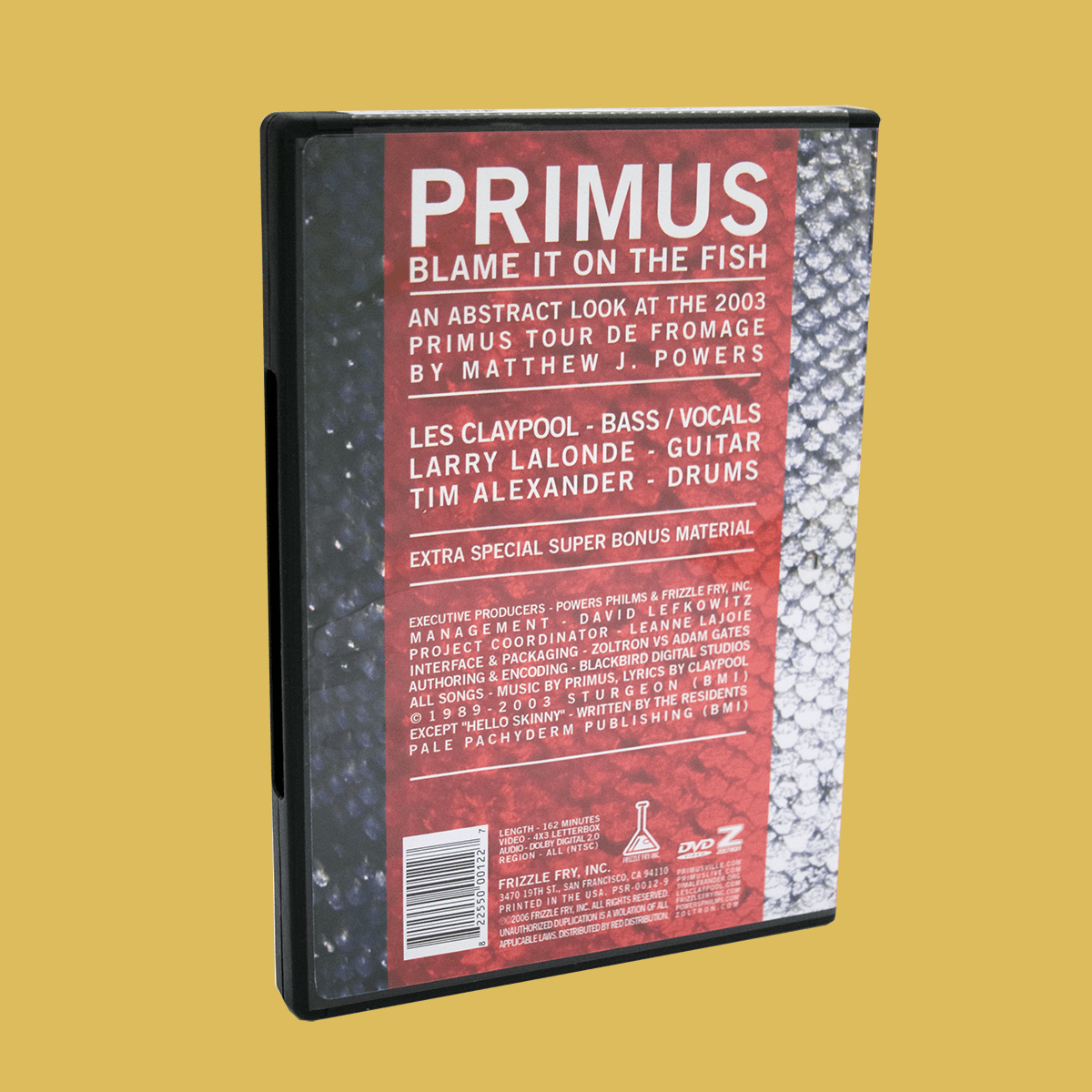 Primus Blame It On The Fish Dvd Club Bastardo