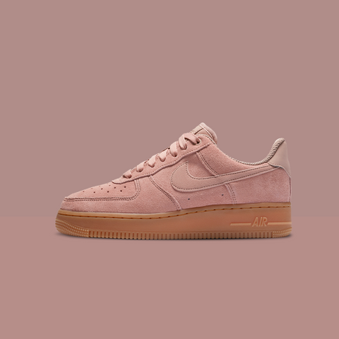 nike air force pink gum