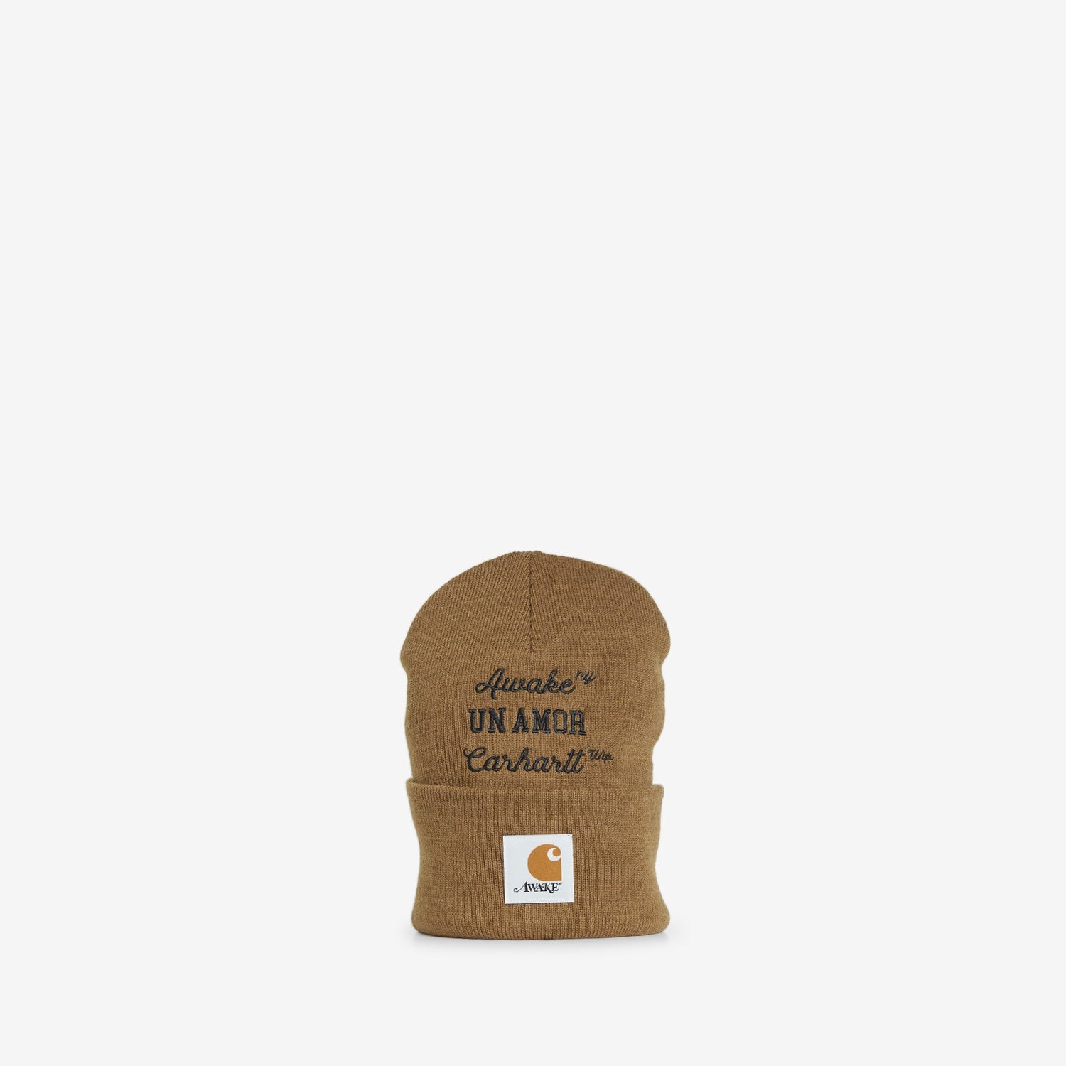 AWAKE NY x Carhartt WIP Un Amor Beanie Hamilton Brown – Above The