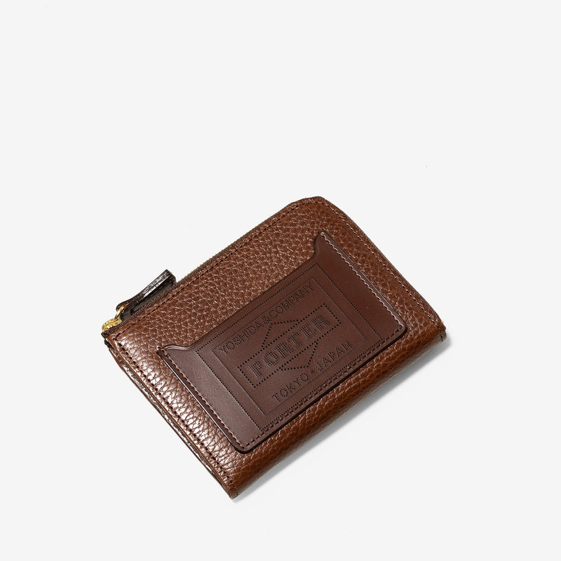 Glaze Multi Zip Wallet Brown – Above The Clouds