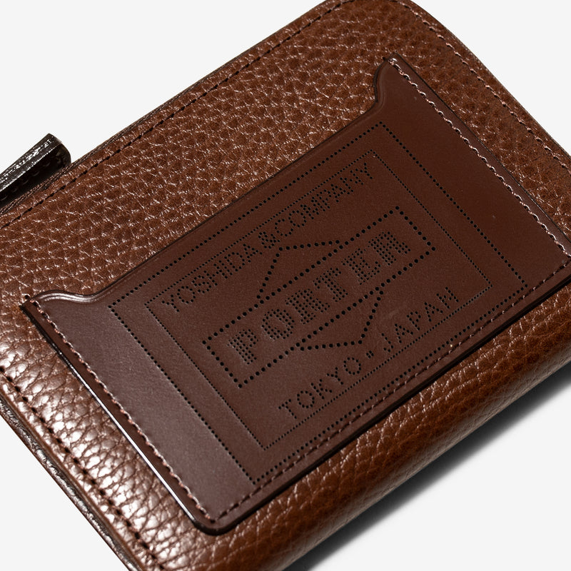 Glaze Multi Zip Wallet Brown – Above The Clouds