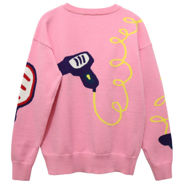 Funky Pink Sweater – Miss Iny