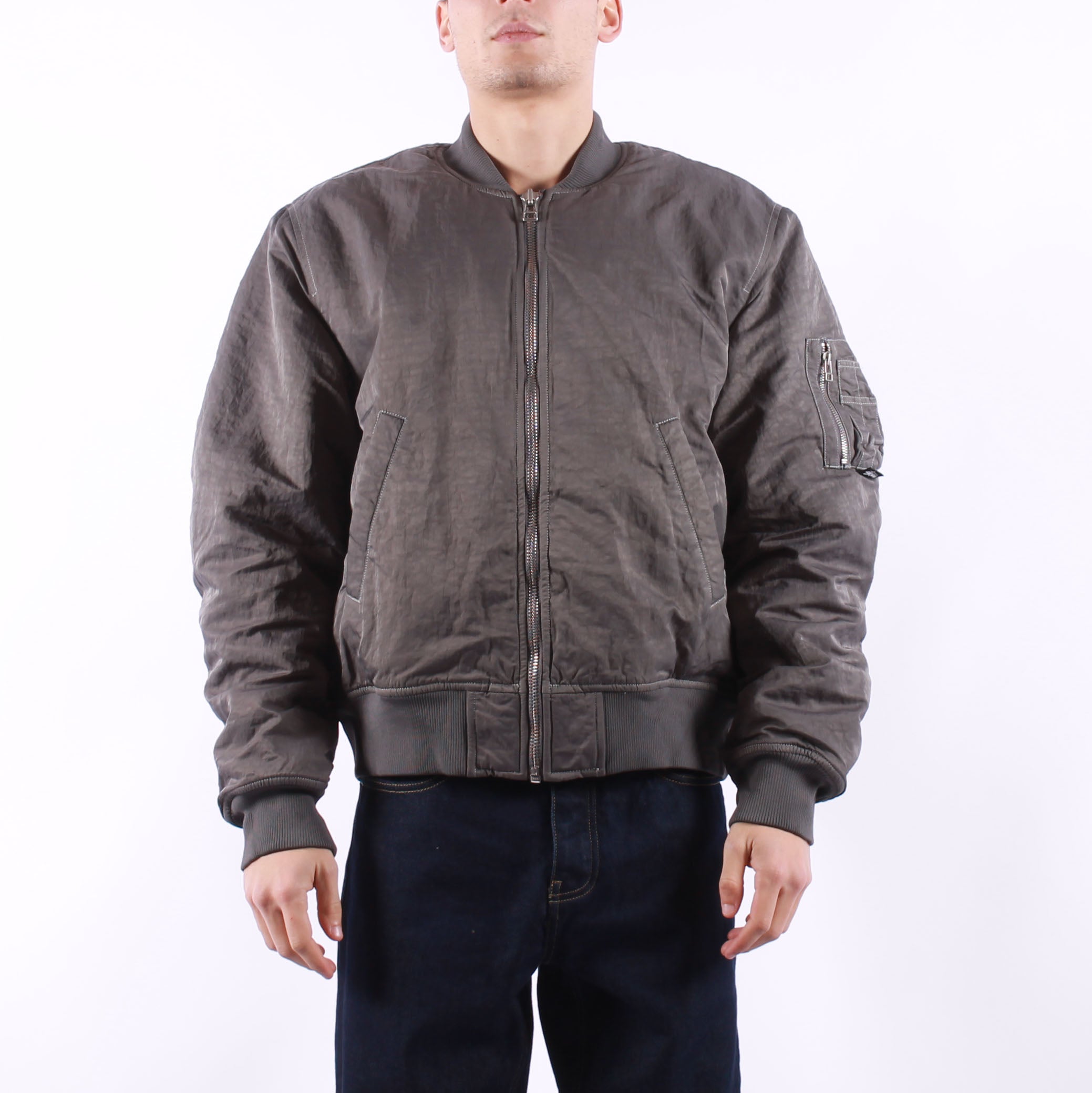 STUSSY DYED NYLON BOMBER M ブラウン新品 23SS www.ipanema.com