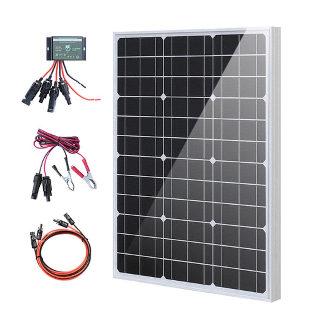 Panel solar portátil 50W 5V plegable impermeable 155 x 100 x 20 mm