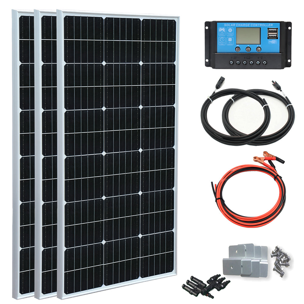 Xinpuguang 100w solar panel 200w solar system kits charge 12v