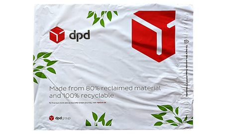 A DPD delivery bag