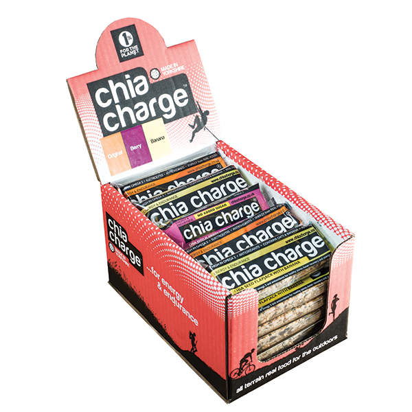 Image of Chia Energy Flapjacks 80g x 23 - Salted Caramel, Banana, Berry, Original