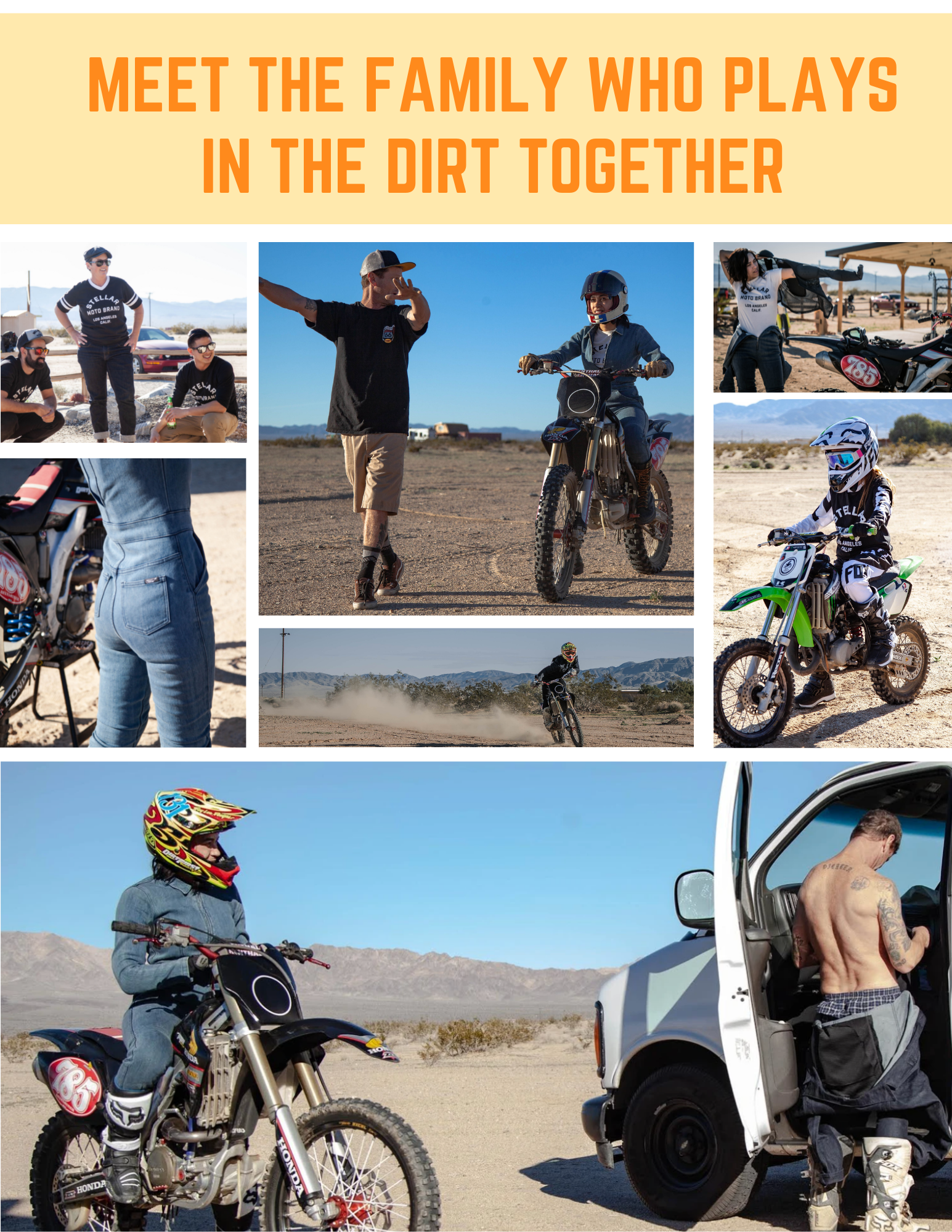 Meet the family who plays in the dirt together