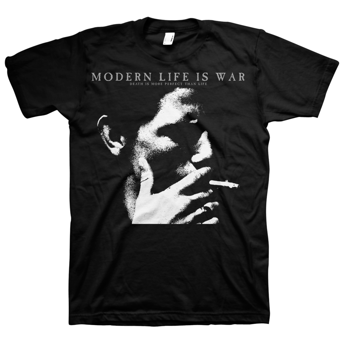 Modern Life Is War "Smoker" Black T-Shirt - Deathwish Inc