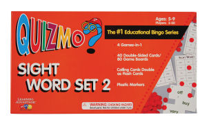 Learning Advantage Quizmo Sight Word Bingo Set 2, Ages 5-9 (8213)