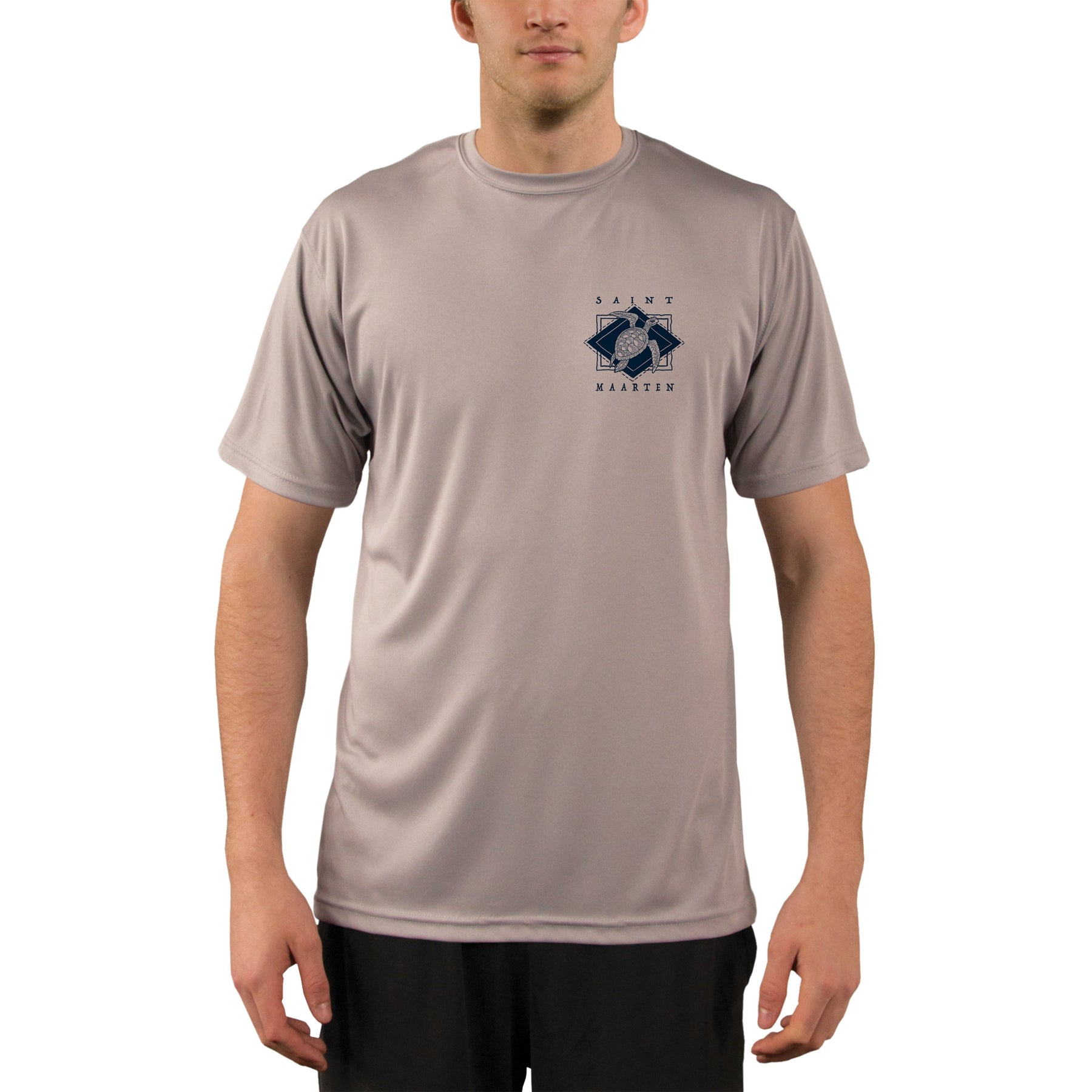 Coastal Quads Saint Maarten Men's UPF 50+ Short Sleeve T-shirt ...