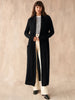 Cashmere Long Robe in Black,White + Warren,- Fivestory New York