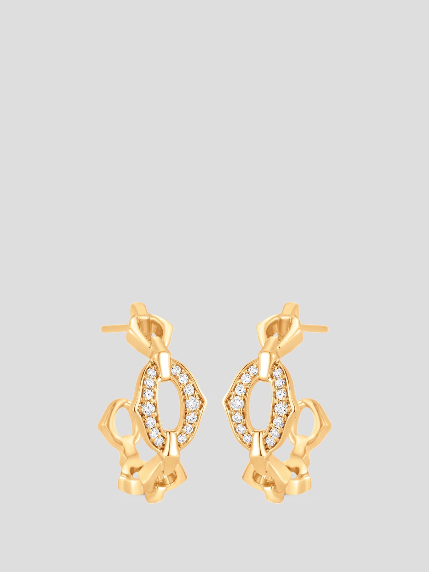18k Yellow Gold Lucia Diamond Earrings
