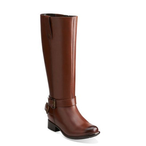 clarks leather riding boots
