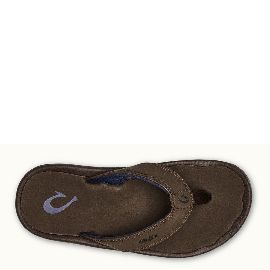 Olukai Kid's 'Ohana Sandal - Dark Java/Navy 30101-4854 - ShoeShackOnline