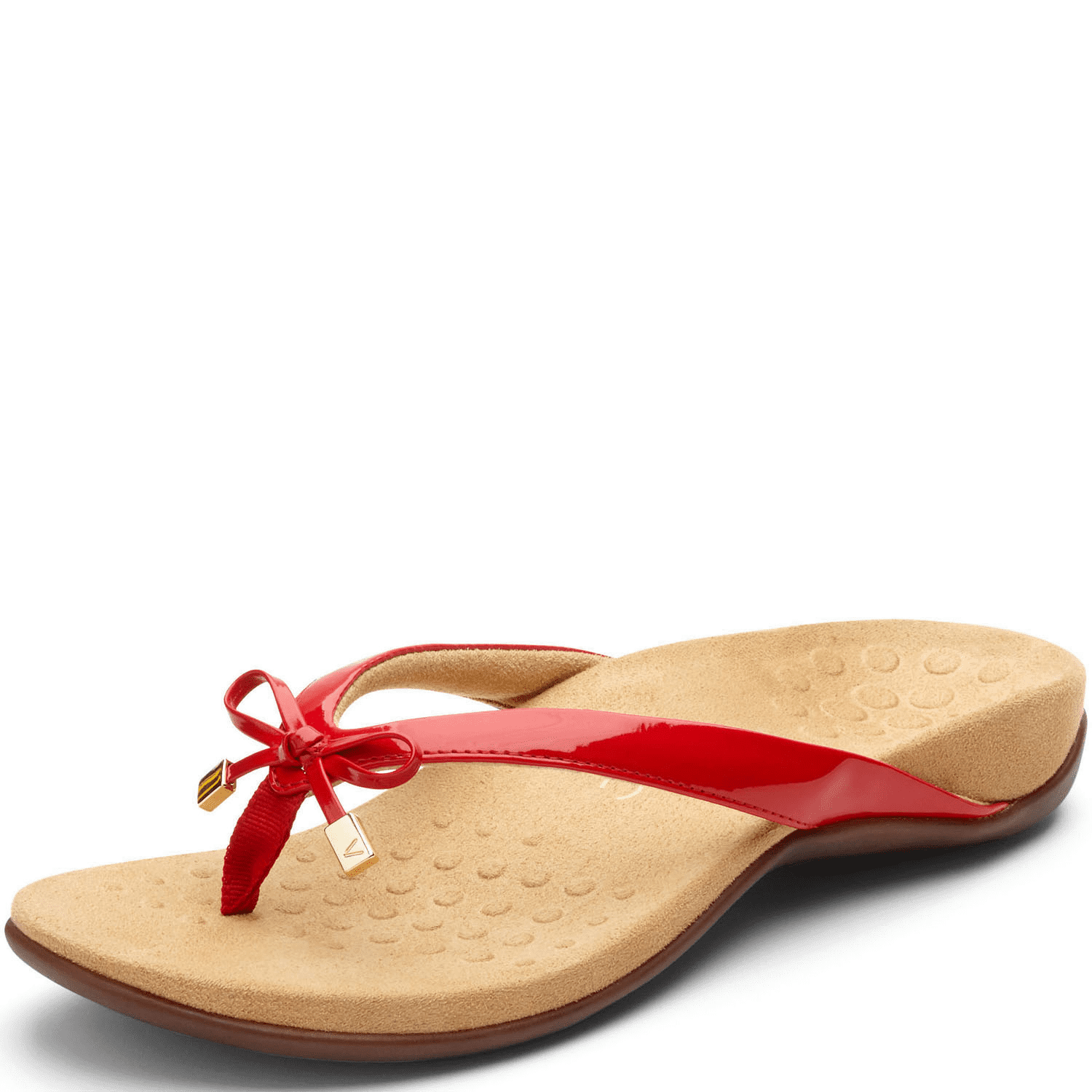 vionic red flip flops