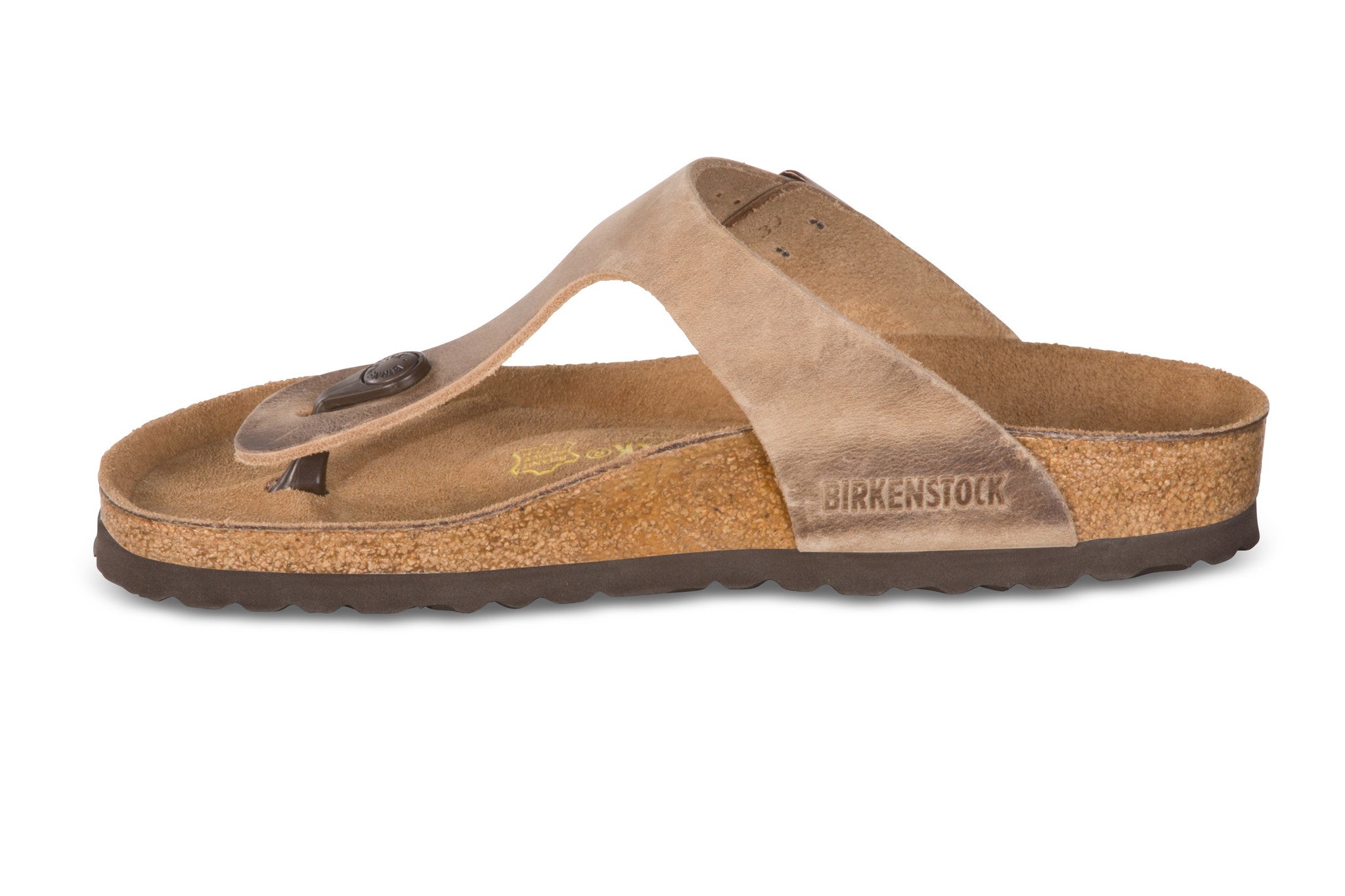 birkenstock gizeh tobacco oiled leather