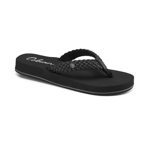 cobian white flip flops