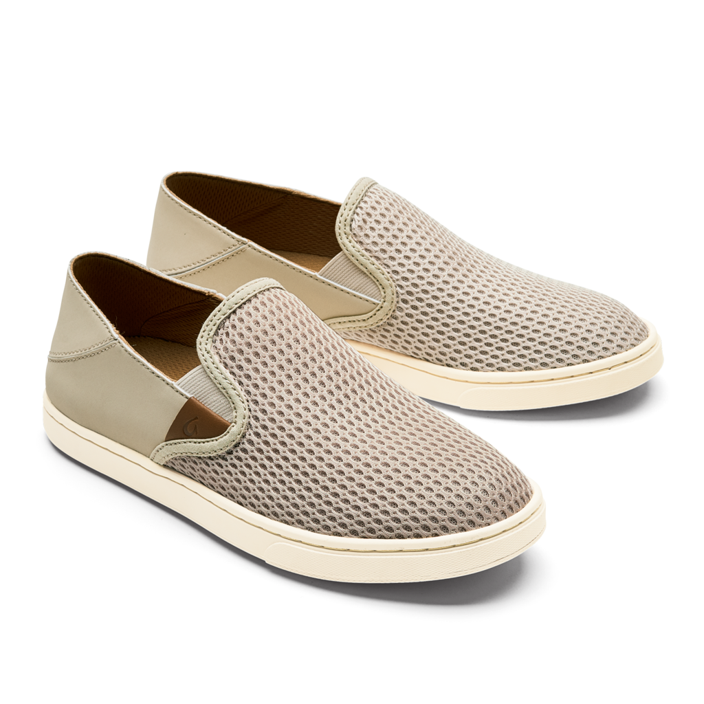 Olukai Women's Pehuea Mesh Slip On - Tapa/Tapa 20271-2020 - ShoeShackOnline