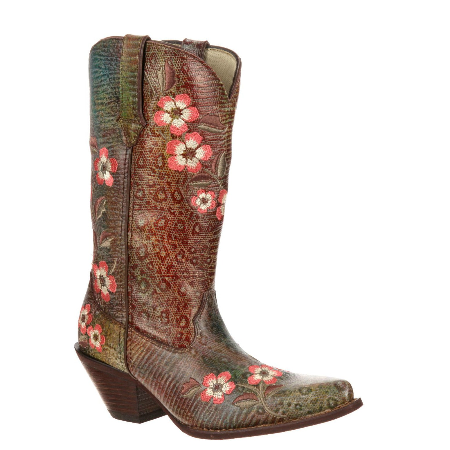 women's leopard western boots