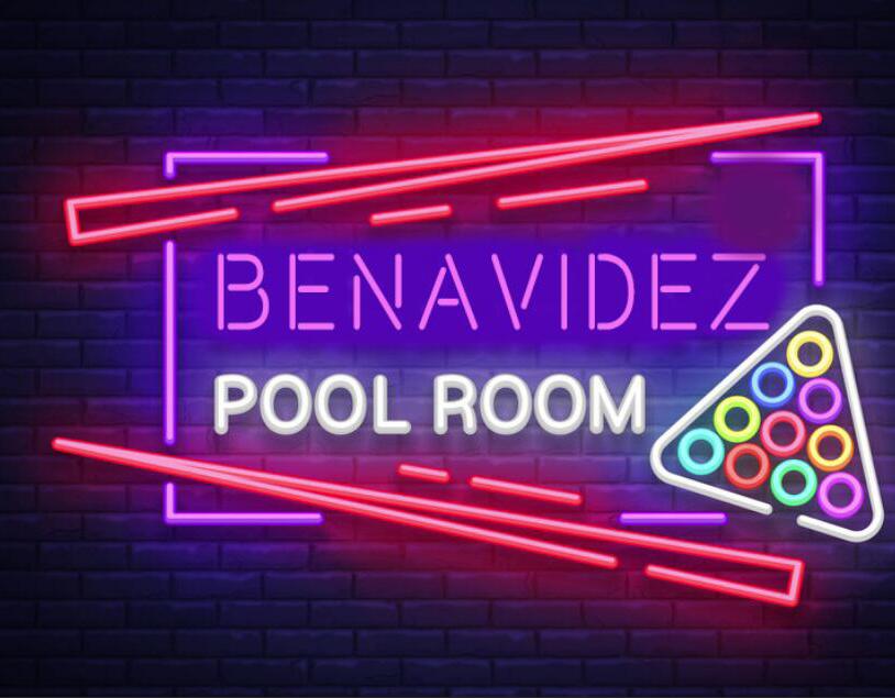 Custom Billiard Pool Room Neon Sign Real Glass Tube Neon Light
