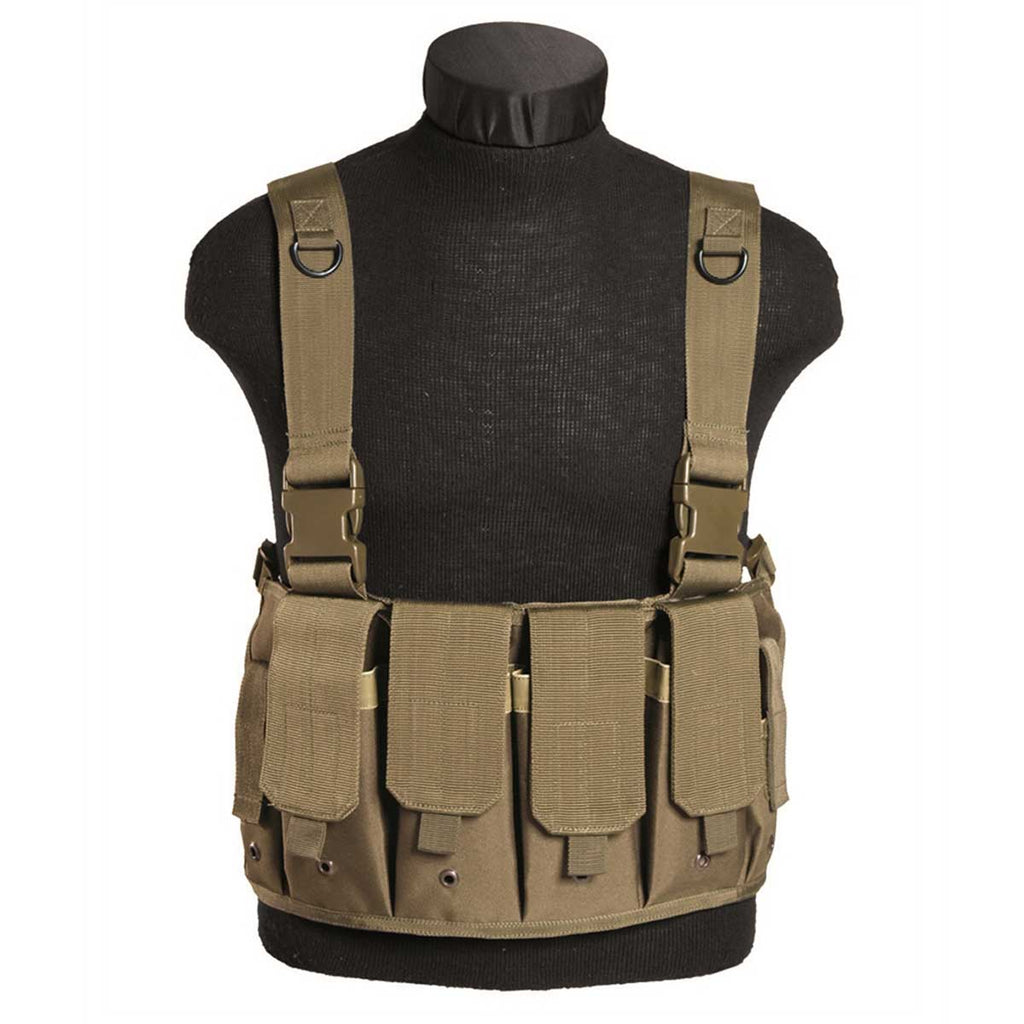 Mil-Tec Mag Carrier Chest Rig Coyote - Free Delivery | Military Kit