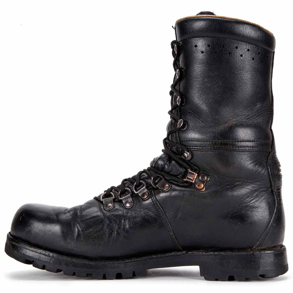 Austrian Army Black Combat Boots Lined | Military Kit