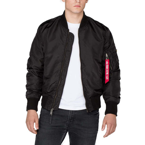 Alpha Industries MA-1 TT Bomber Jacket Black | Military Kit