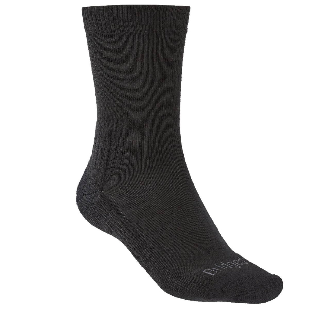 Bridgedale Mens Hike Lightweight Merino Boot Sock Black | Military Kit
