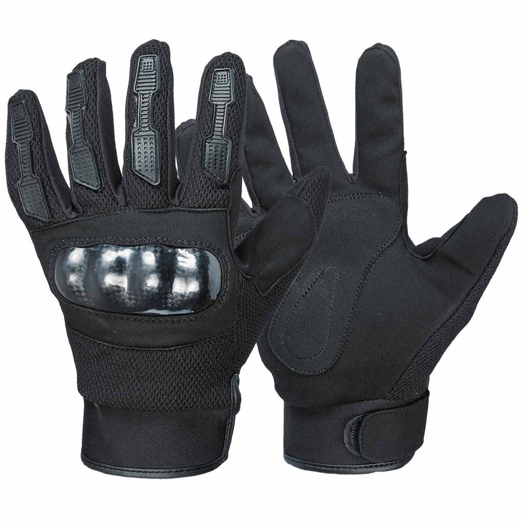 Hard Knuckle Black Tactical Gloves | Military Kit
