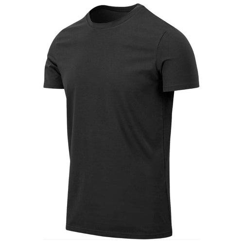 slim fit black t shirt