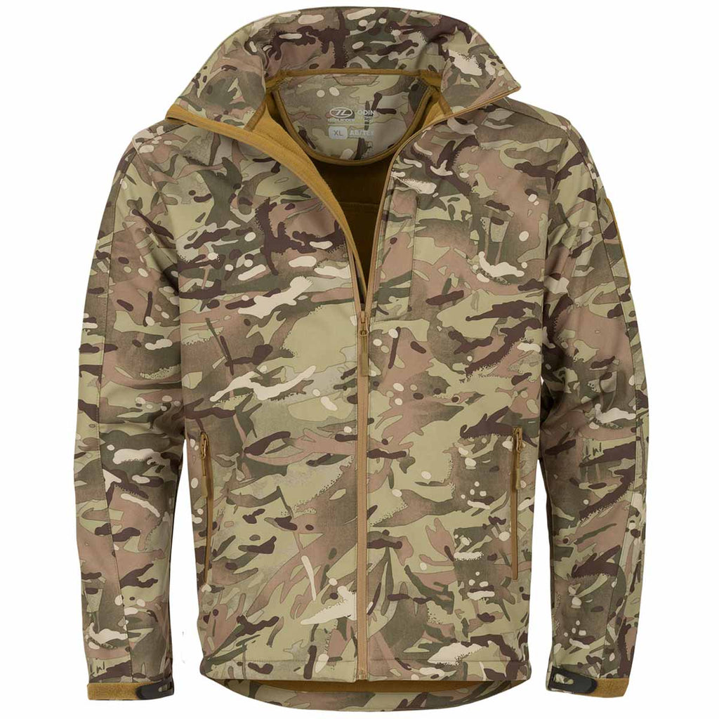 Highlander Softshell Odin Waterproof Jacket Camouflage | Military Kit