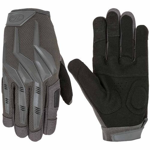 grey tactical gloves