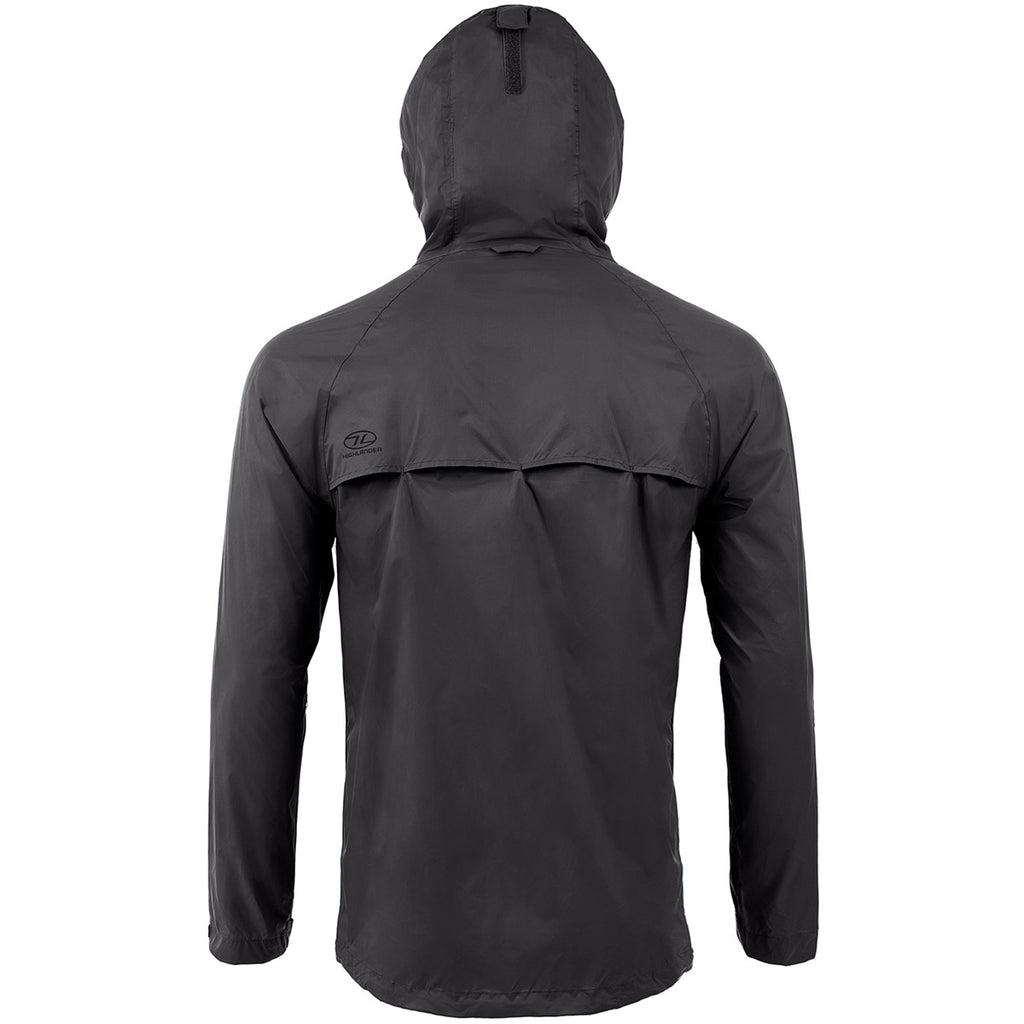 Highlander Stow & Go Waterproof Jacket Black - Free UK Delivery