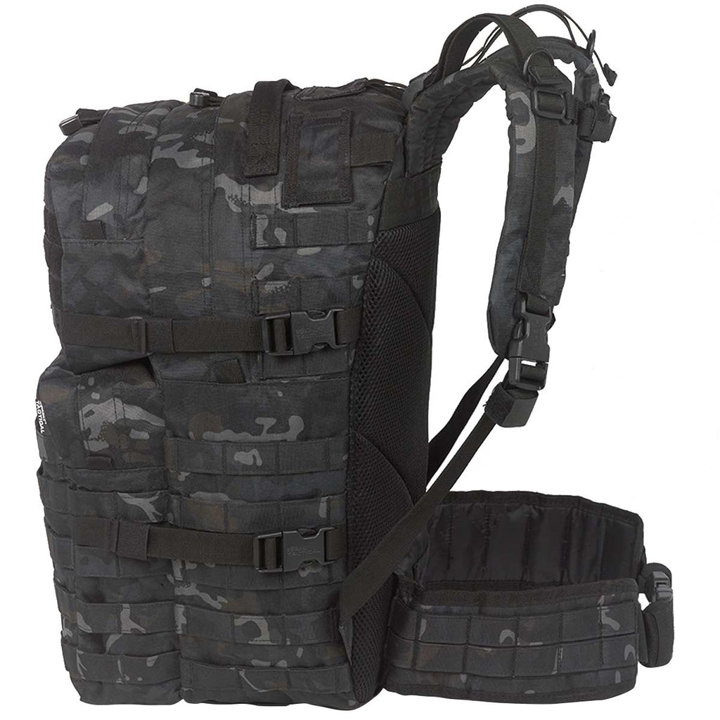 Kombat MOLLE Assault Pack 40L Black Camo - Free Delivery | Military Kit