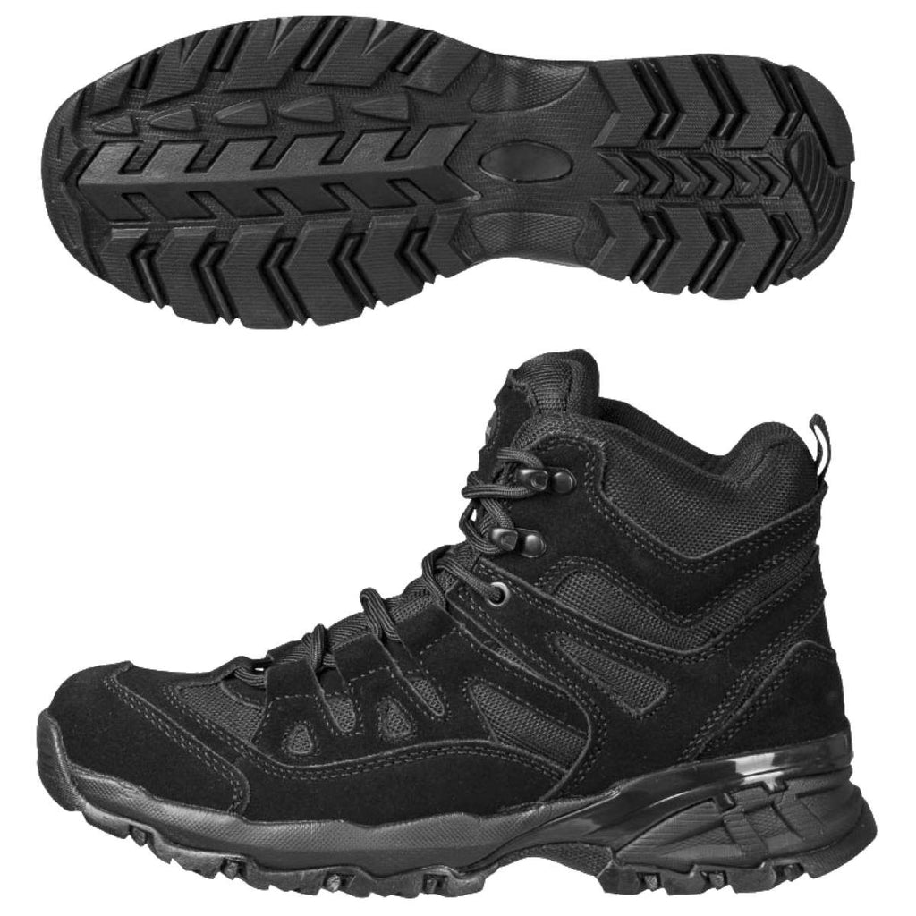 Mil-Tec Lightweight Tactical Squad Boots Black | Military Kit