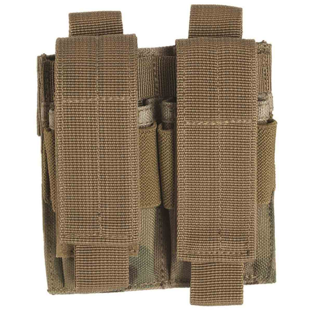 Mil-Tec Double Pistol MOLLE Mag Pouch Multitarn | Military Kit