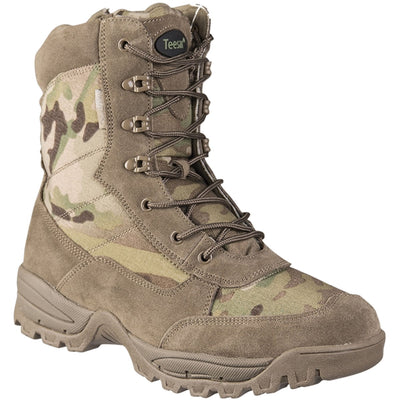 Mil-Tec Tactical Side Zip Boots Brown