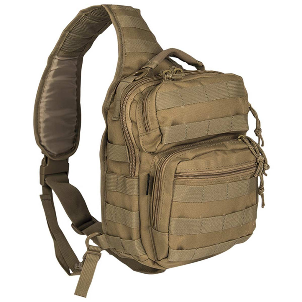 Mil-Tec One Strap Assault Pack Coyote - Free Delivery