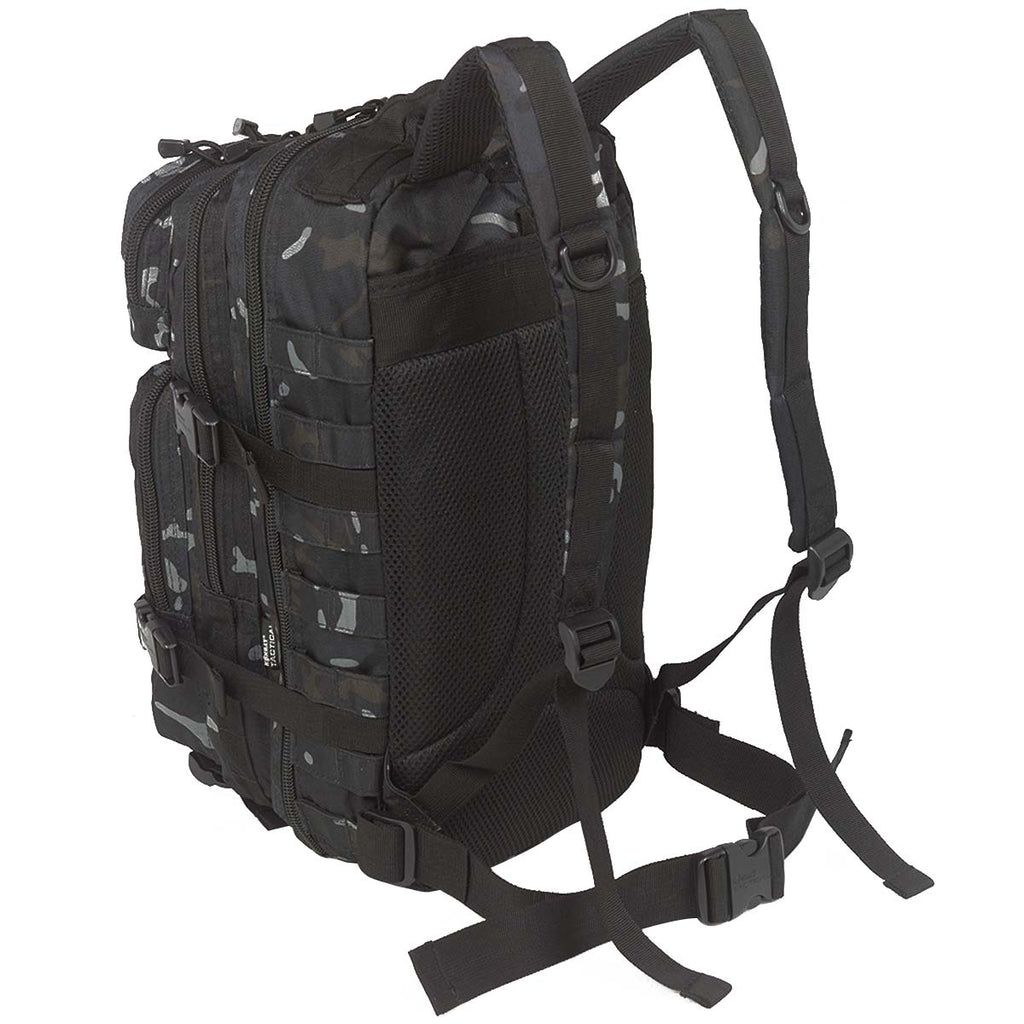 Kombat 28 Litre MOLLE Assault Pack Black Camo | Military Kit