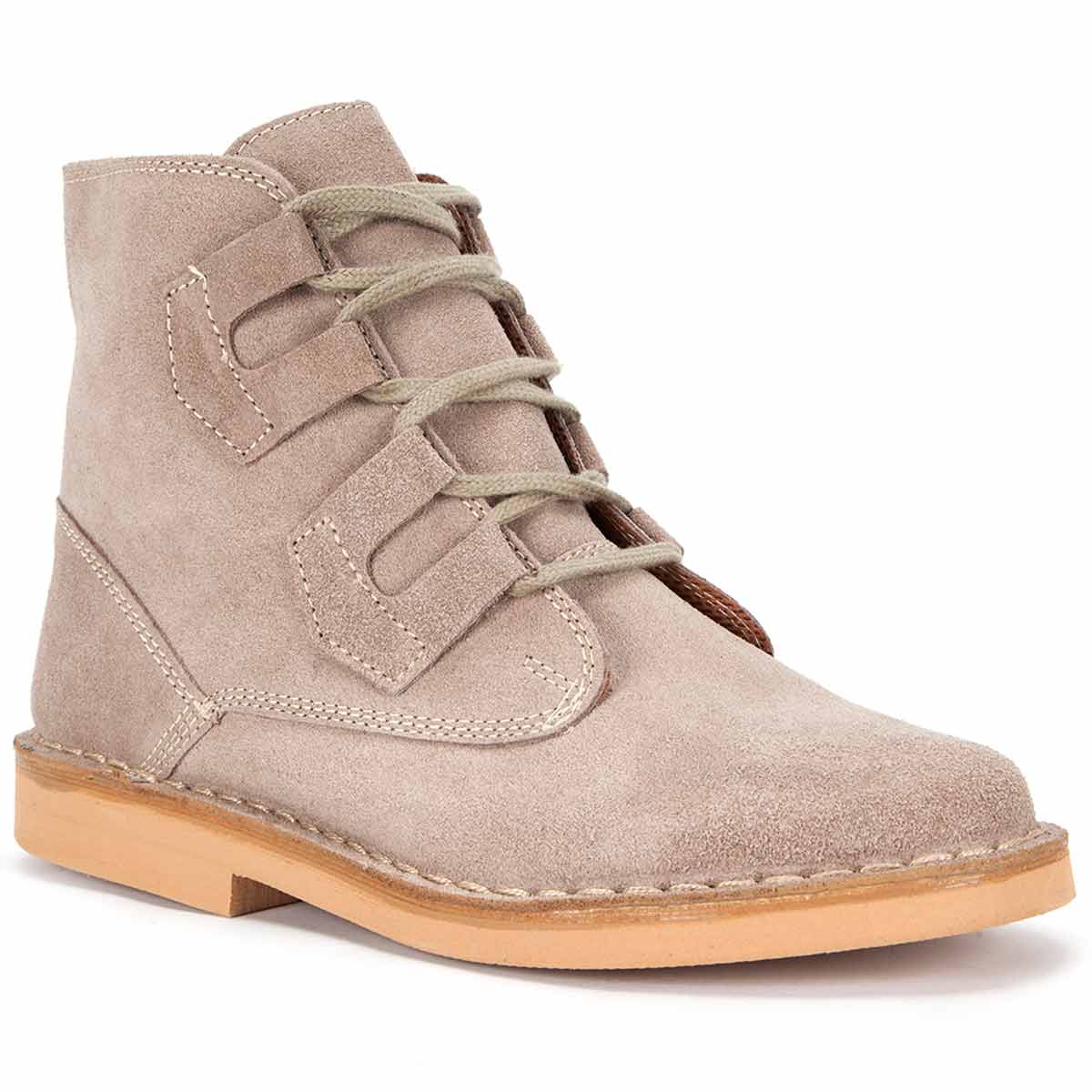 Roamers Ghillie Tie Suede Desert Boots Dark Taupe | Military Kit ...