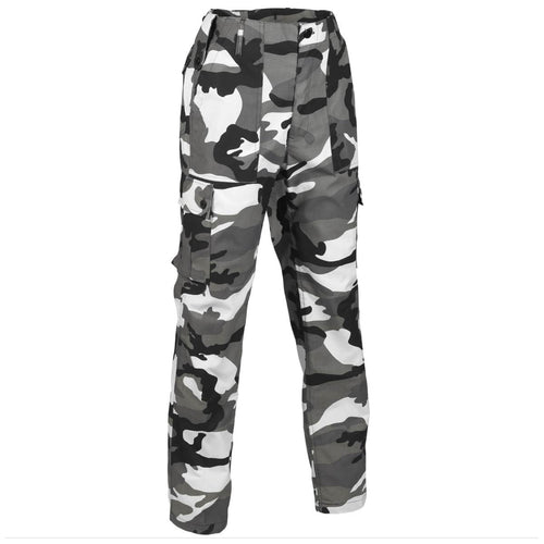 camo trousers black