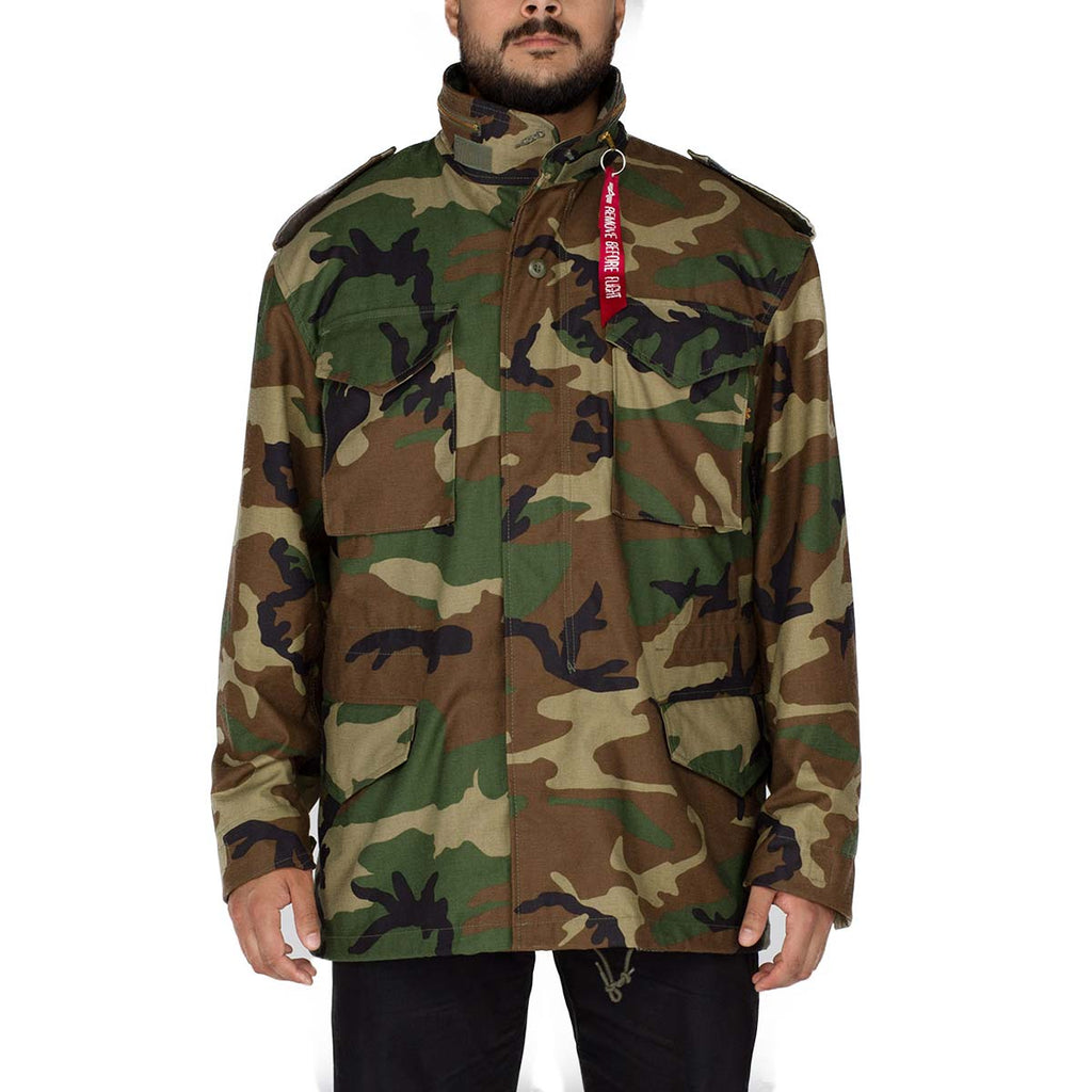 Alpha Industries M65 Field Jacket Woodland Camo | Military Kit