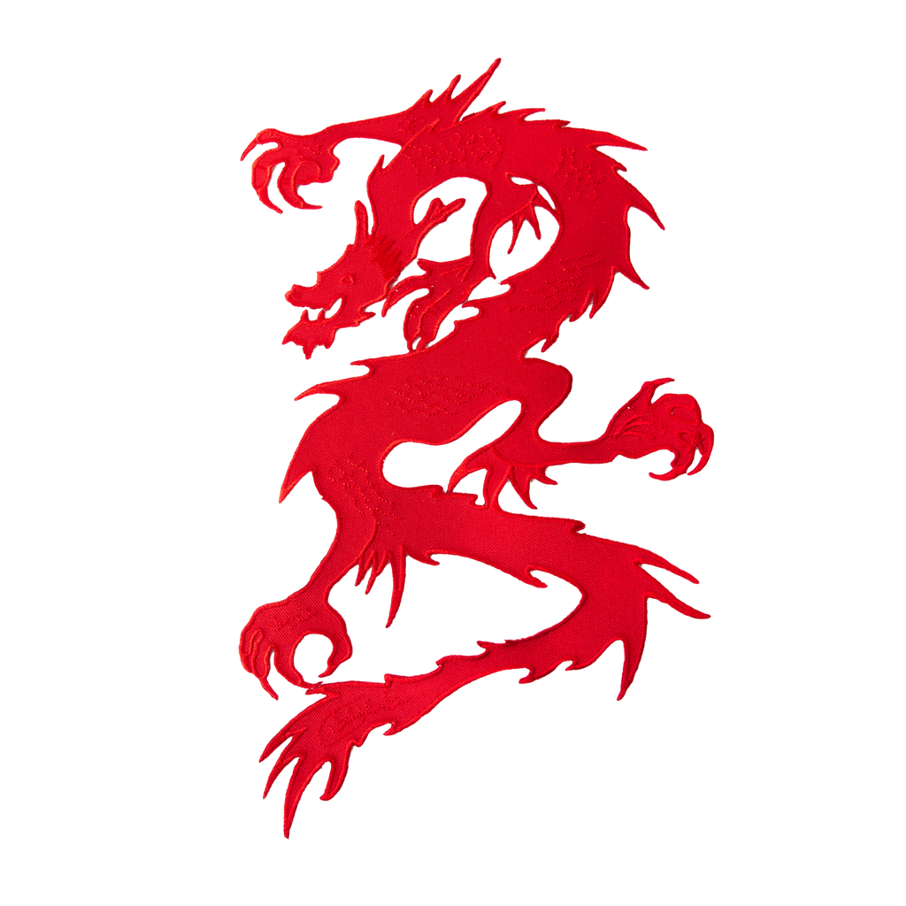 1596 Red Dragon Patch Bushido